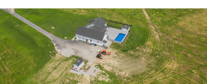 Custom coastal home near Mystic CT with white siding